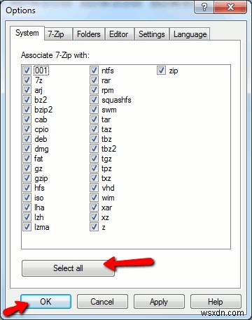 7-zip –優れたWinRARおよびWinZipの代替 