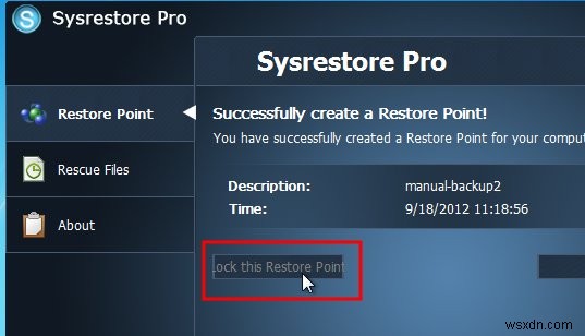 SysRestore Proレビュー+プレゼント（コンテスト終了） 