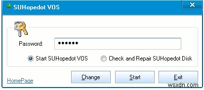 HopeDot VOS：Windows+プレゼント用のポータブル仮想OS 