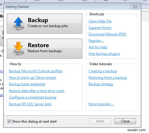 無料プレゼント：Backup4All Professional [Windows]（コンテスト終了） 