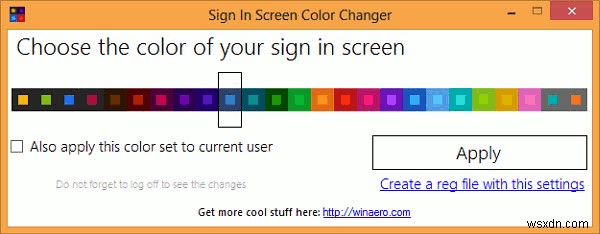 Windows8でサインイン画面の色を変更する方法 