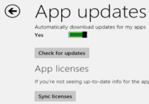 Windows8でアプリライセンスを強制的に同期する方法 