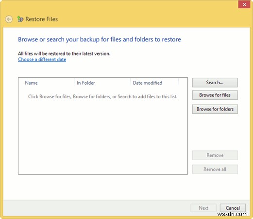 ファイルとフォルダを保存するためにWindows8でWindowsバックアップを設定する方法 