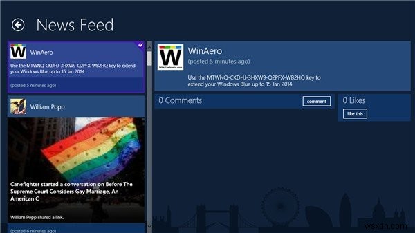 MetroSocialを使用してWindows8でより良いFacebookエクスペリエンスを取得する方法 