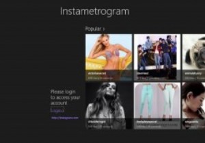 Instametrogramを使用して、Windows 8でジオタグ付きのInstagram写真を表示、コメント、取得する