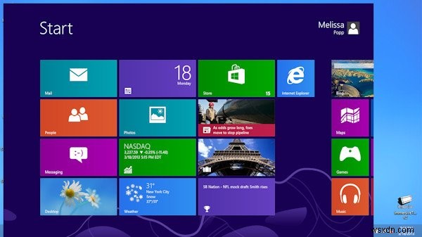 Windows8のスタート画面のサイズと位置を変更する方法 