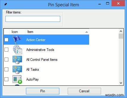 Windows8のスタート画面に固定する方法 