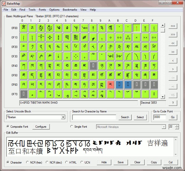 Windows用の3文字コード表の代替 