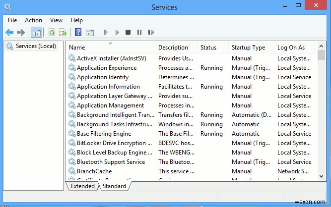 Windows8でWindowsサービスを管理する方法 