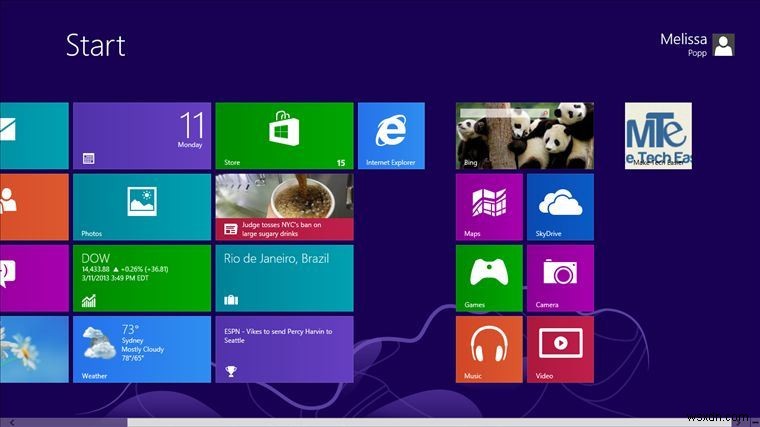 Windows8でカスタムライブタイルを作成する方法 