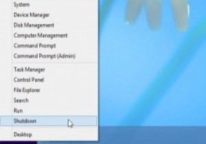 タスクバーのコンテキストメニューにシャットダウンと再起動のオプションを追加する方法[Windows8] 