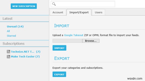 SismicsReaderを使用して独自のRSSフィードサーバーを作成する方法 