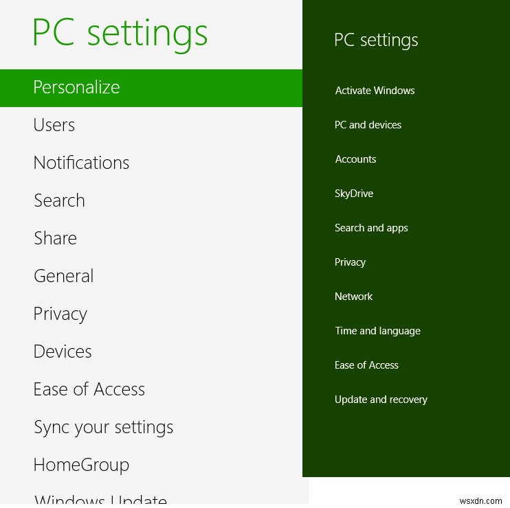 Windows 8 vs 8.1 – PC設定で何が変更されましたか？ 