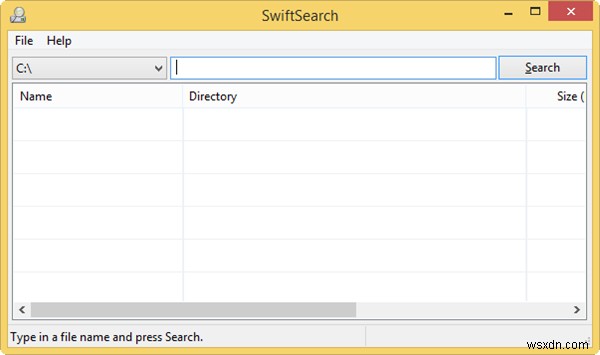 SwiftSearchを使用してWindowsをより簡単かつ高速に検索 