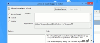 WindowsストアなしでWindows8アプリをインストールする方法 