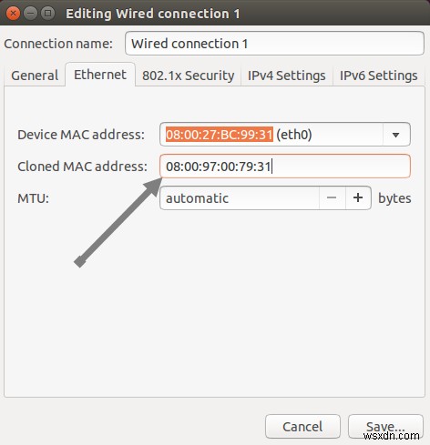 WindowsとUbuntuでMACアドレスを変更する方法 