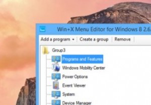 Windows8でWin+Xメニューを簡単に編集して、生産性を向上させる 