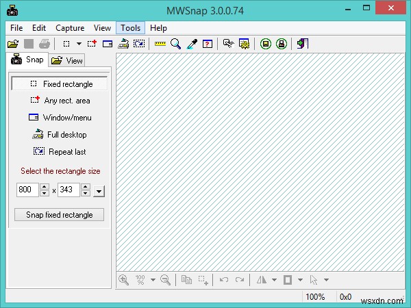 MWSnap –Windows用の無料のスクリーンキャプチャツールおよびエディタ 