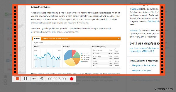 TinyTake、小さな（しかし強力な）スクリーンショットおよびスクリーンキャストツール 