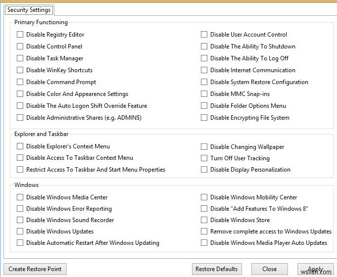 Ultimate WindowsTweaker3でWindows8を簡単に調整 