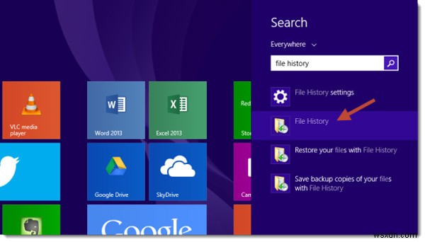 Windows8.1でシステムイメージツールを見つける方法 