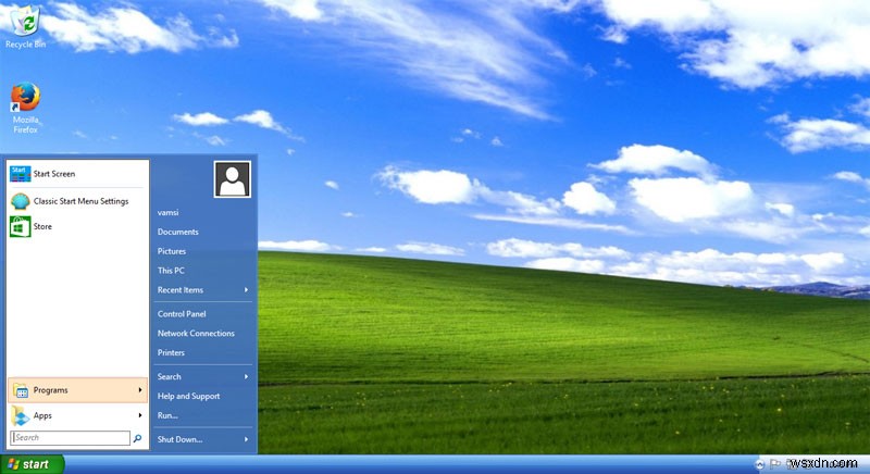 Windows8をWindowsXPのように見せるための方法 