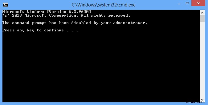 Windowsでコマンドプロンプトを無効にする方法 