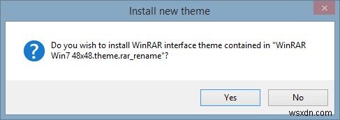簡単にテーマを設定するWinRARと7-Zipにより、全体的なビジュアルのオーバーホールが可能 