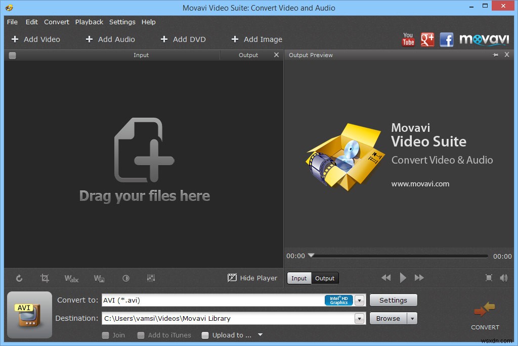 Movavi Suite –Windows用のオールインワンビデオツールキット 