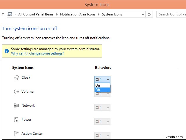 Windows8でタスクバーアイコンを非表示にして通知領域を微調整する方法 