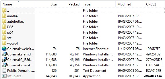 WindowsでのキーボードのDVORAKおよびCOLEMAKへの再マッピング 