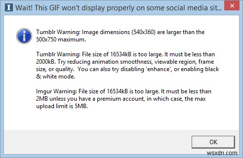 Instagiffer –Windowsで.GIFを作成するための無料ソフトウェア 