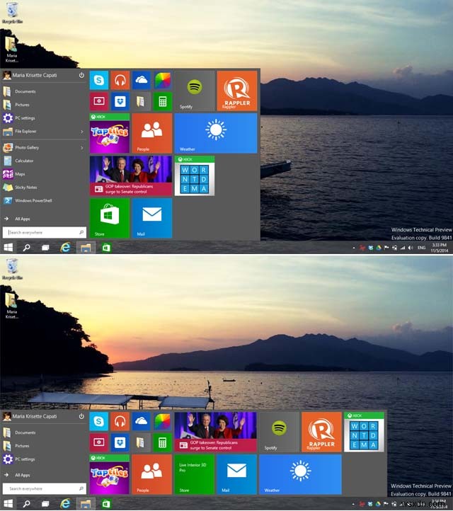 Windows 10：テクニカルプレビューのコア機能 