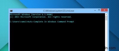 Windowsコマンドプロンプトでオートコンプリート機能を有効にする方法 