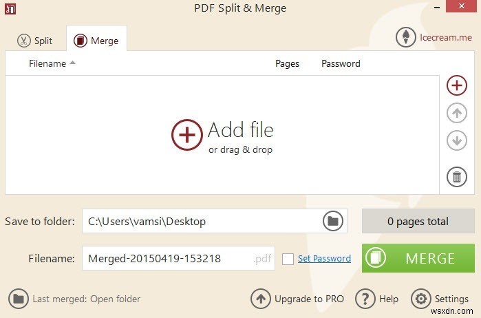 PDF Split＆Mergeを使用してWindowsでPDFを簡単に分割およびマージ 