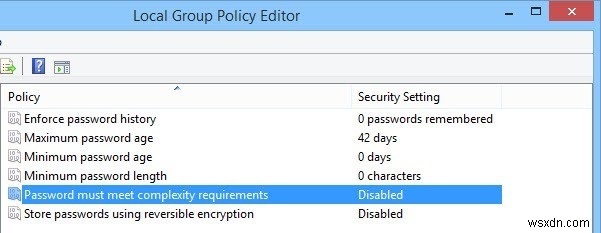 Windowsのユーザーにパスワードルールを適用する方法 