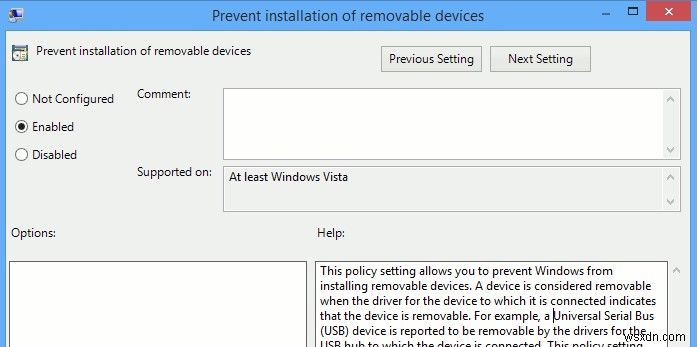 ユーザーがWindowsにリムーバブルデバイスをインストールできないようにする方法 