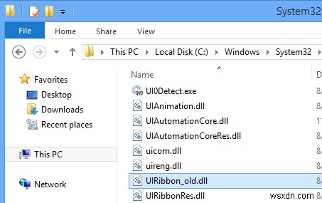 Windows8.1からリボンUIを削除する方法 