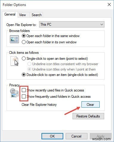 WindowsでWindowsエクスプローラのアドレスバーの履歴を削除する方法 