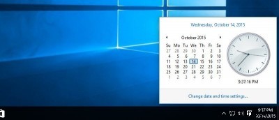 Windows10で古い時計を元に戻す方法 