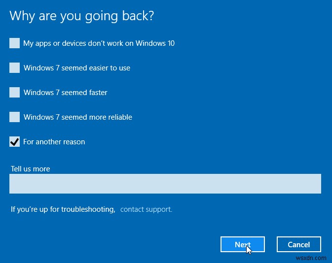 Windows10から以前のバージョンのWindowsにダウングレードする方法 