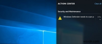 Windows10でアクションセンターを無効にする方法 