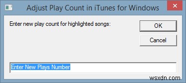 iTunesでの再生回数の調整[Windows] 