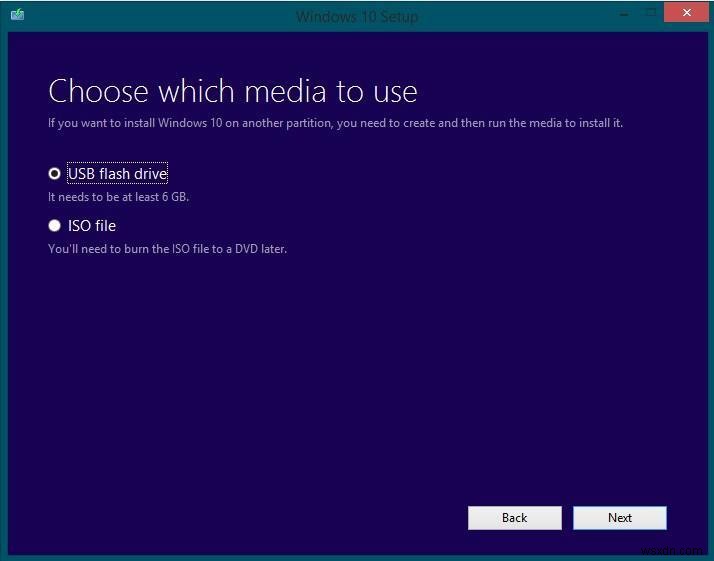 起動可能なWindows10USBディスクを作成する方法 