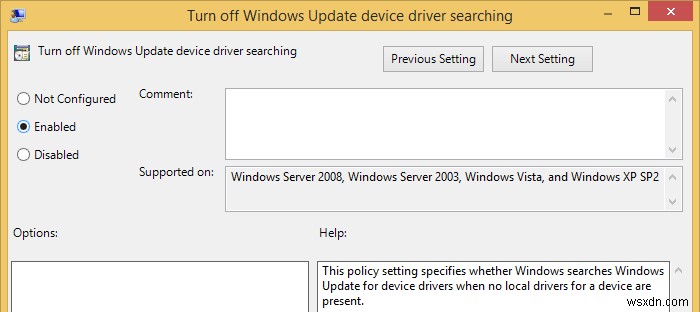 WindowsUpdateを介してドライバーの更新を無効にする方法 