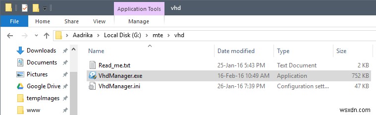 SimpleVHDManagerを使用してVHDを簡単にマウントおよび管理する 