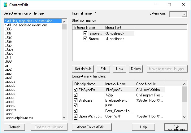 Windows用の最高のコンテキストメニューエディタの4つ 