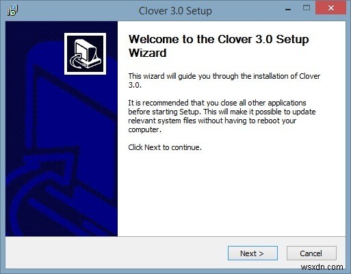 Cloverを使用してWindowsエクスプローラーにタブを追加する 