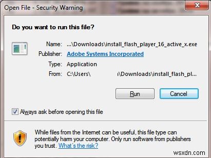 ファイルがインターネットからダウンロードされたことをWindowsが判断する方法 
