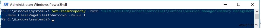 Windows10/8/7のシャットダウン時にPagefile.sysをクリアする方法 